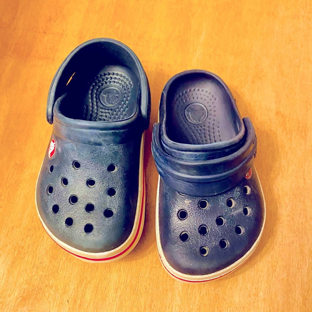 Navy Blue Toddler CROCS